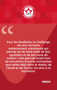 Témoignage de professeur pour le Challenge Compétences de l'IN&MA